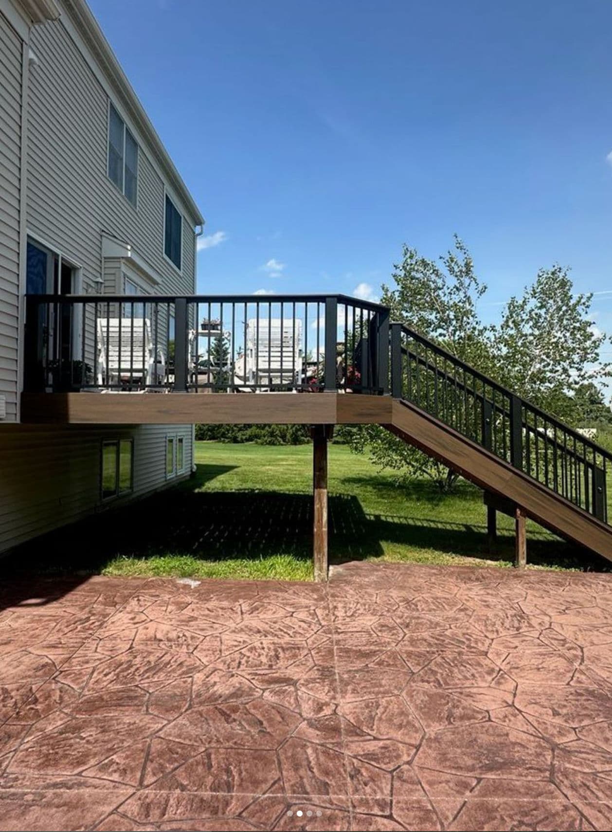 Gallery photos for Elegant Deck Transformation for Outdoor Living: Image #1
