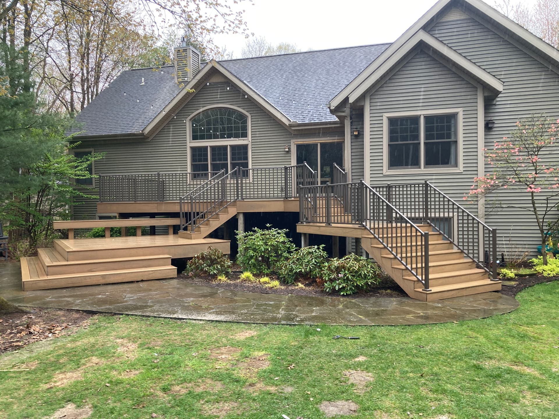 Gallery photos for TimberTech Coconut Husk Deck Build with Westbury Railing: Image #1