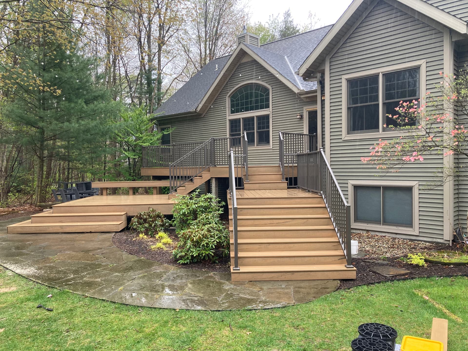 Gallery photos for TimberTech Coconut Husk Deck Build with Westbury Railing: Image #3