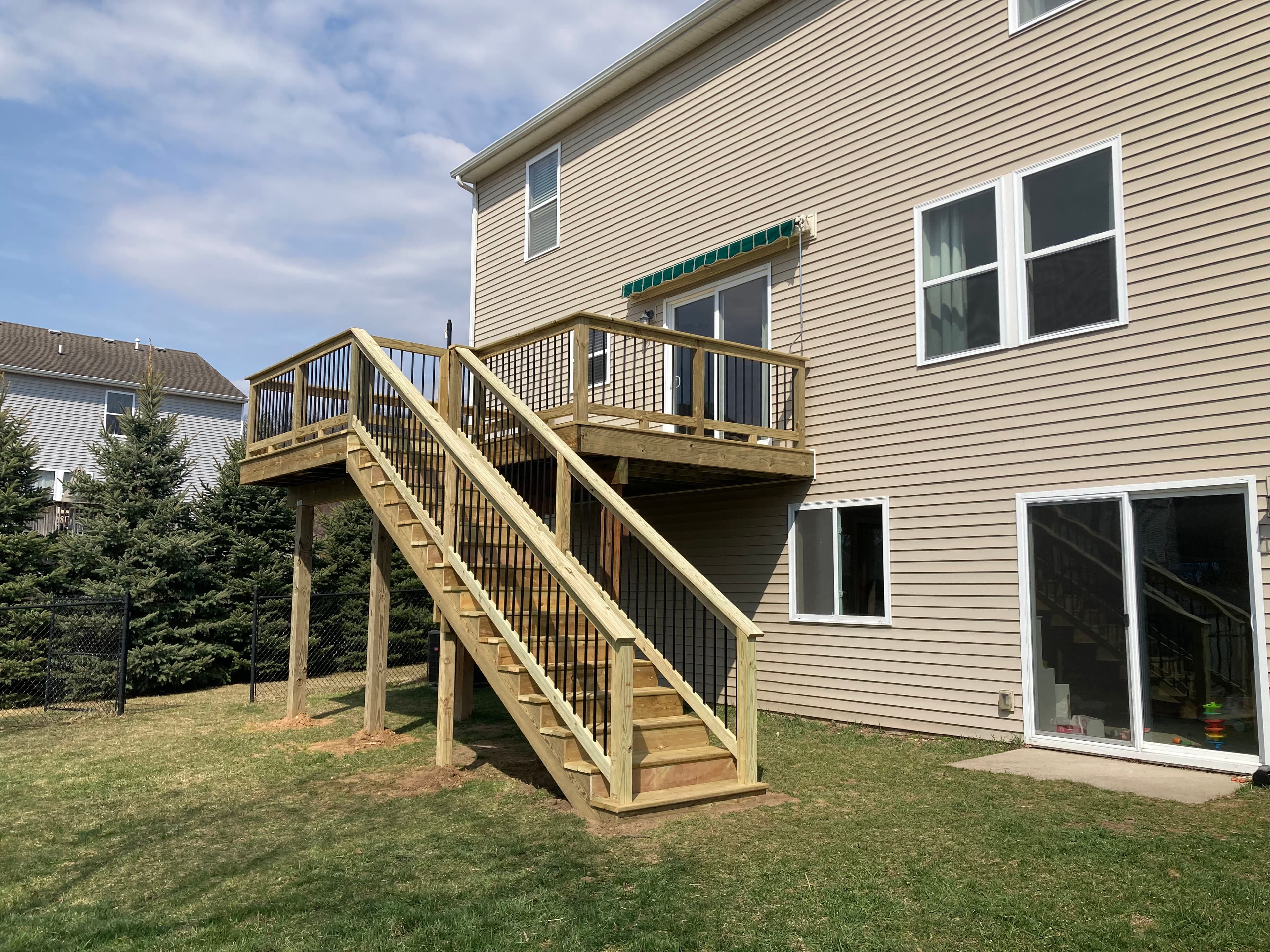 Project Beautiful Southern Yellow Pine Deck Installation image