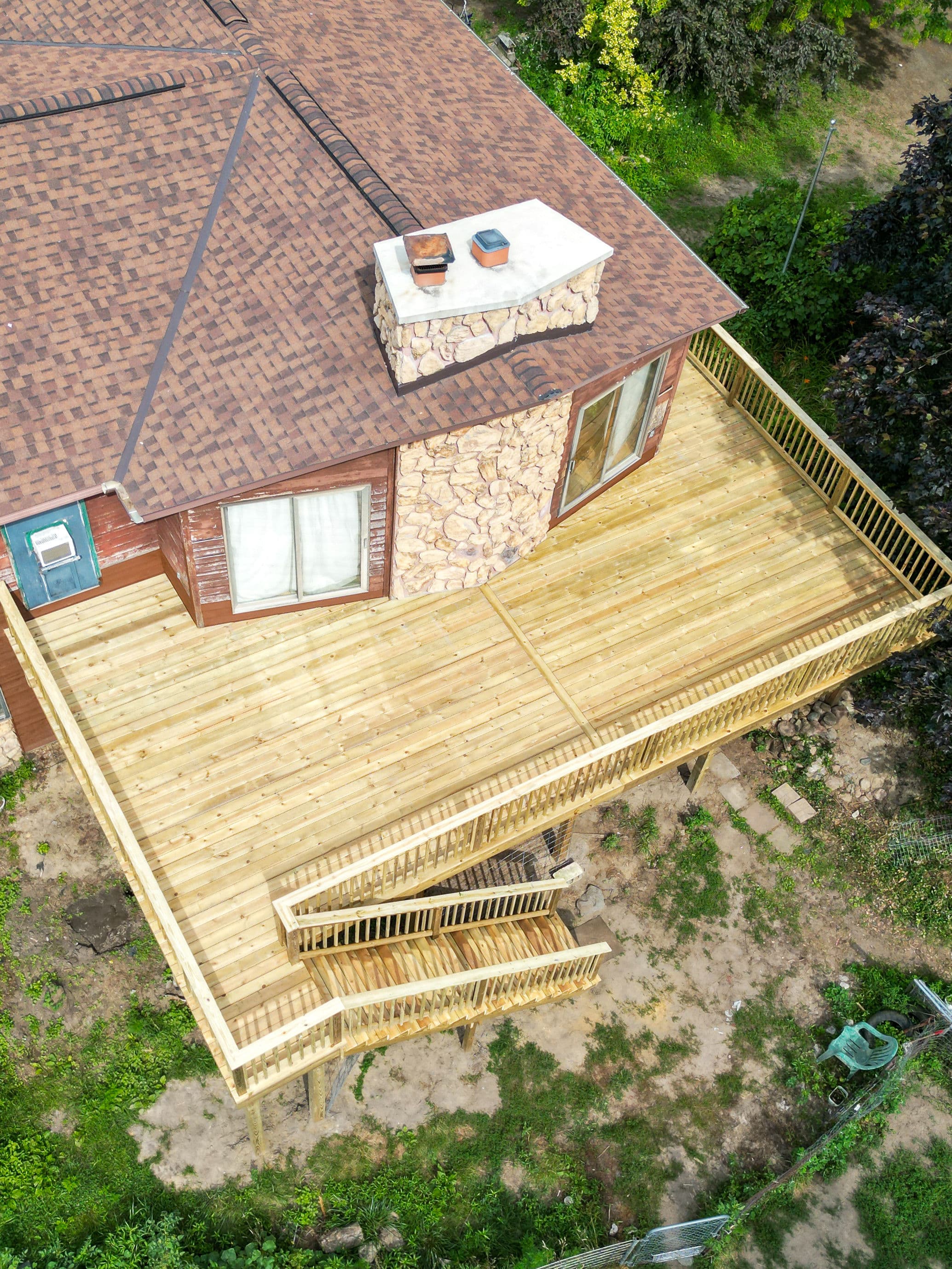 Project 35-Foot Wraparound Deck Build in Holland Michigan image