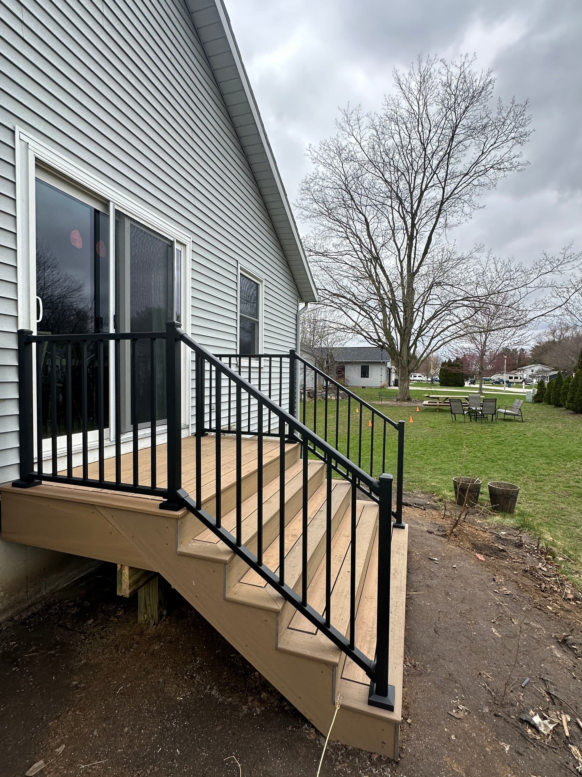 Gallery photos for Old Deck Out, TimberTech and Westbury Railing In: Image #3