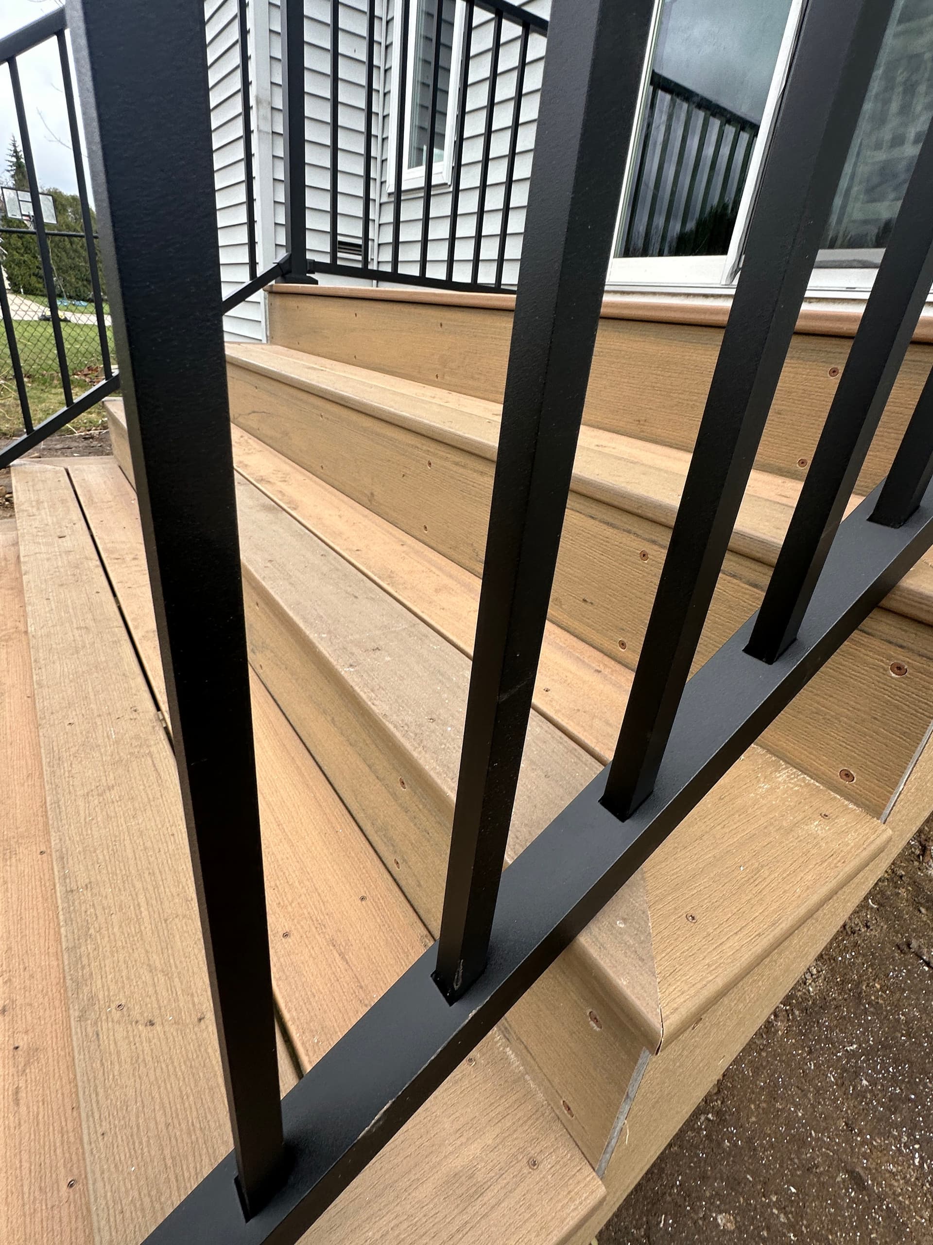 Gallery photos for Old Deck Out, TimberTech and Westbury Railing In: Image #2