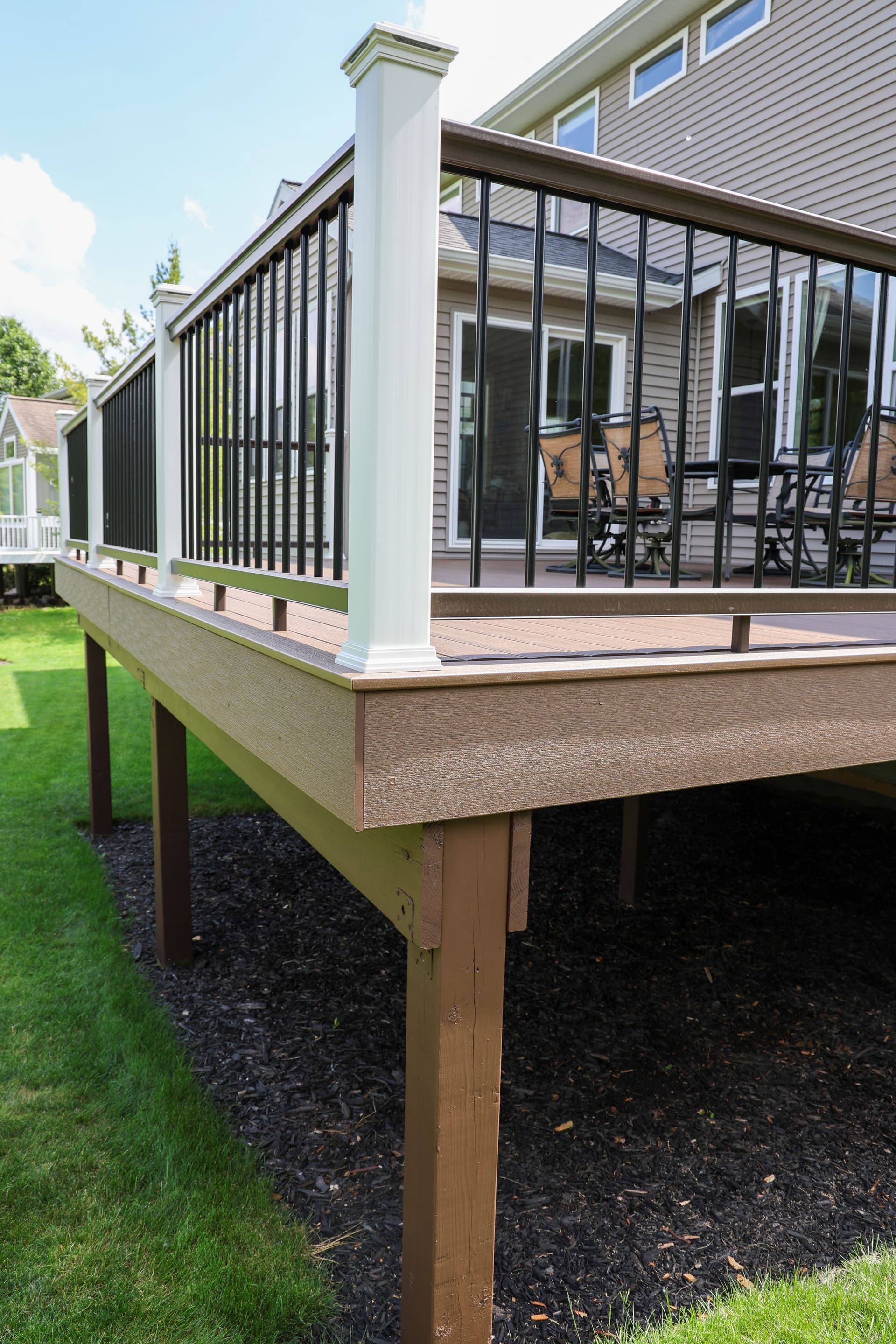 Gallery photos for Low-Maintenance Backyard Deck Built with TimberTech Dark Cocoa: Image #3