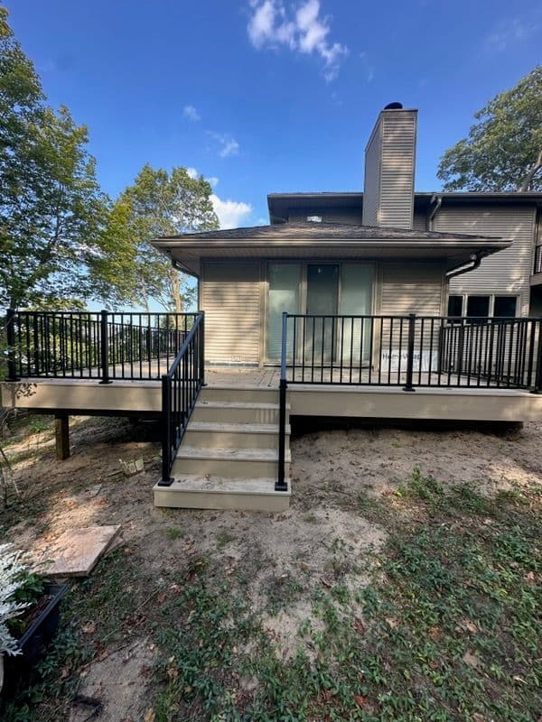 Project Wrap-Around Deck Completed with PVC Timber Tech image