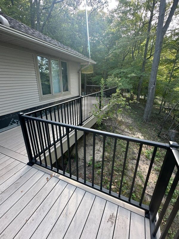 Gallery photos for Wrap-Around Deck Completed with PVC Timber Tech: Image #1
