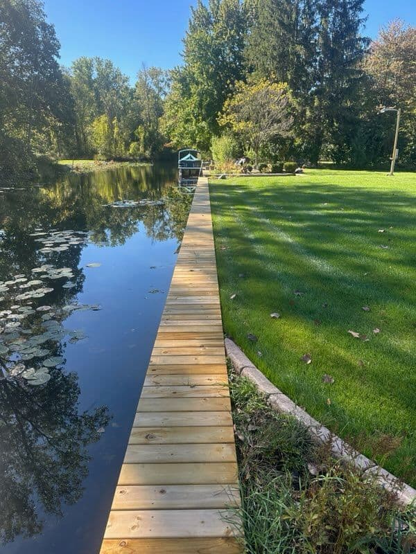 Southern Yellow Pine Boardwalk by the Canal image
