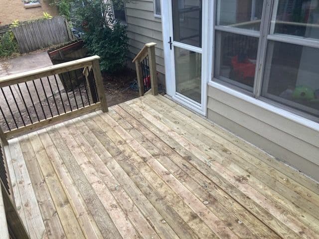 Beautiful New Deck Installation image