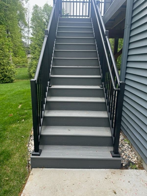 Stunning Island Mist Trex Deck Transformation