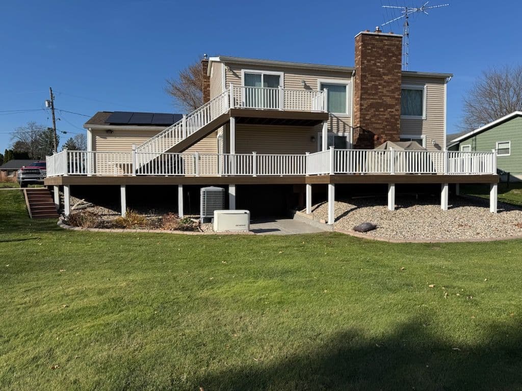 Project Elevate Your Outdoor Living with Our Two-Story Deck Design image