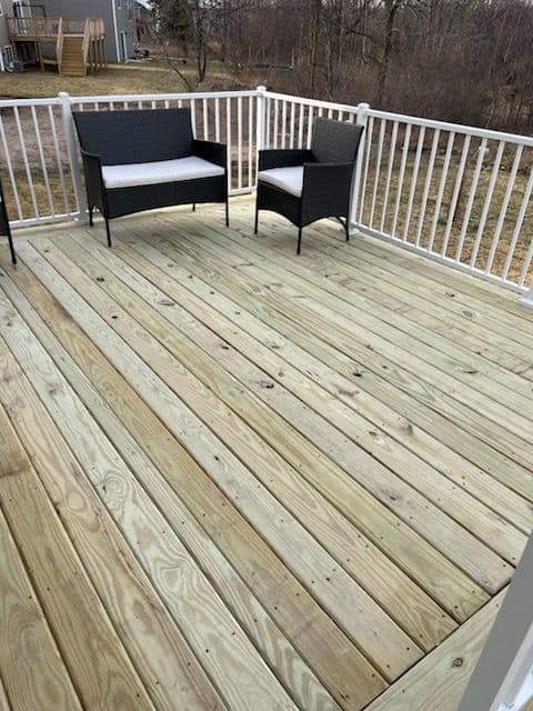 Project Stunning Southern Yellow Pine Deck Transformation image