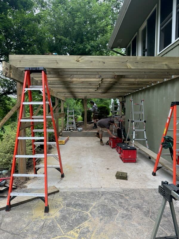 Gallery photos for Riverside Custom Deck Construction Project: Image #1