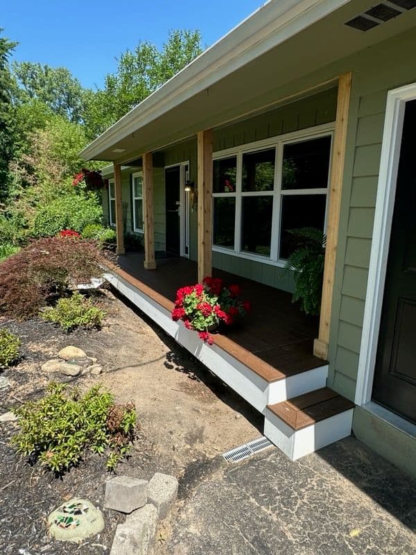 Gallery photos for Stylish Porch Transformation by VIBE Construction: Image #1
