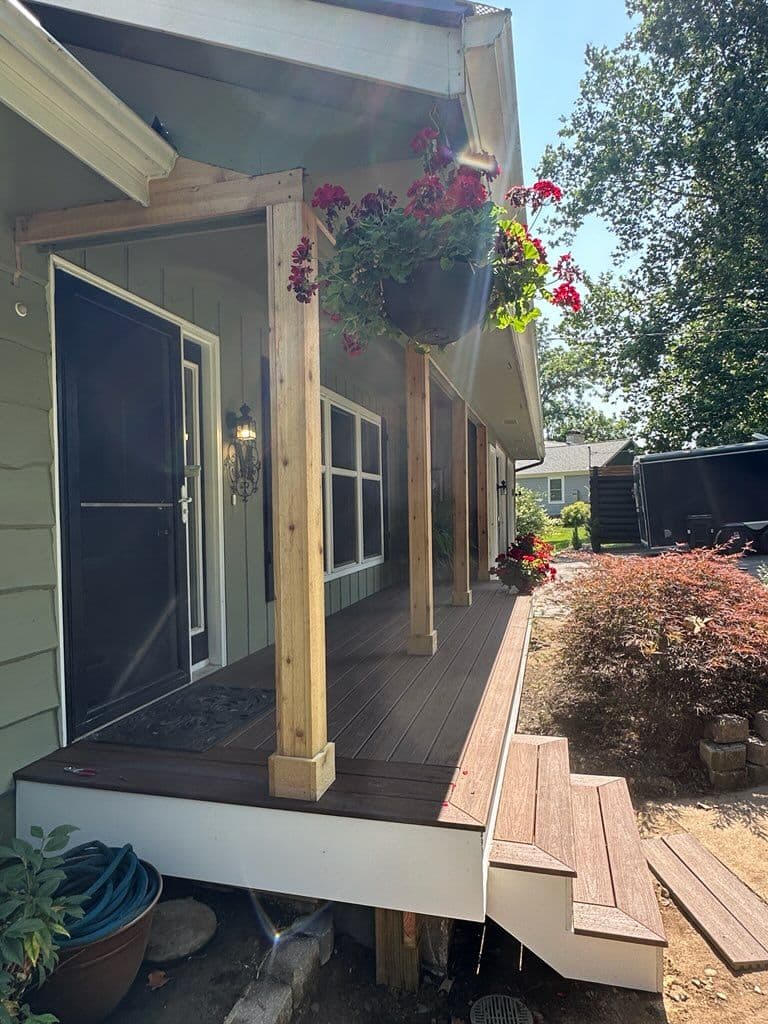 Gallery photos for Stylish Porch Transformation by VIBE Construction: Image #2